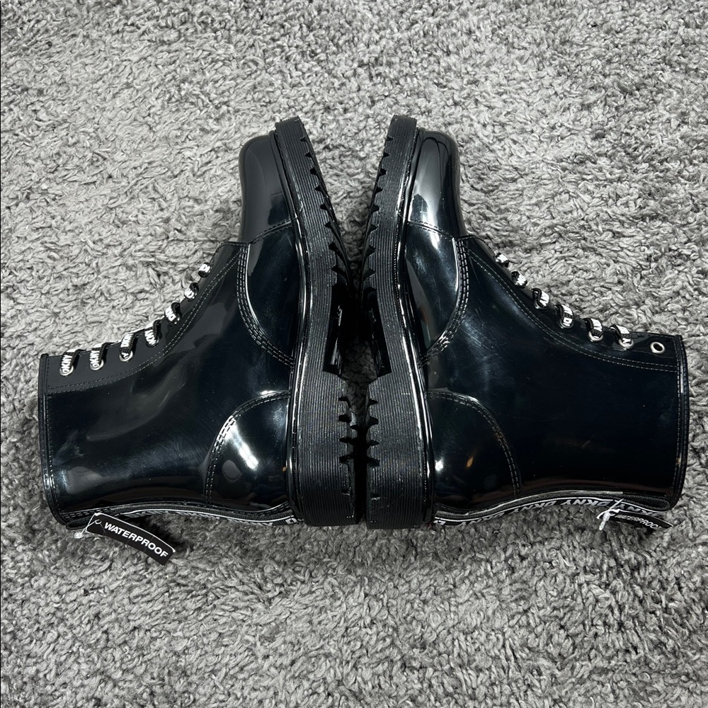 DKNY Combat Boots Womens Size 9 - Picture 4 of 14